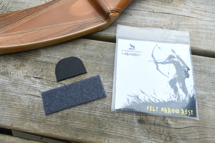 Nylon Felt Arrow Rest and Kodiak Leather Strike Plate