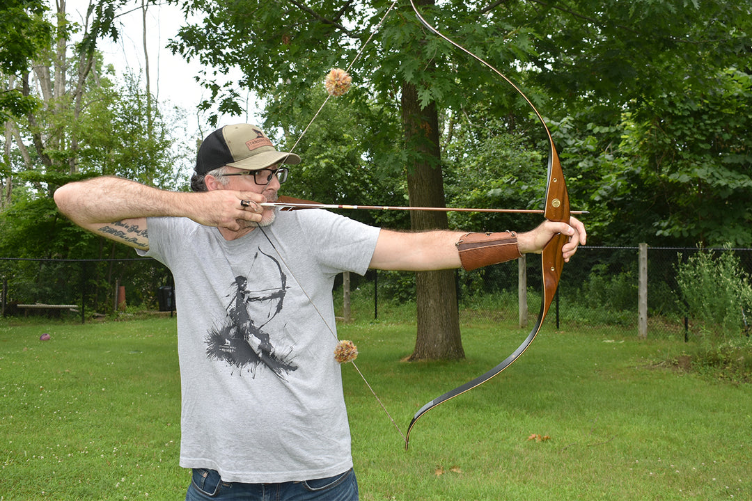 Frontier Bison Leather Archery Armguard