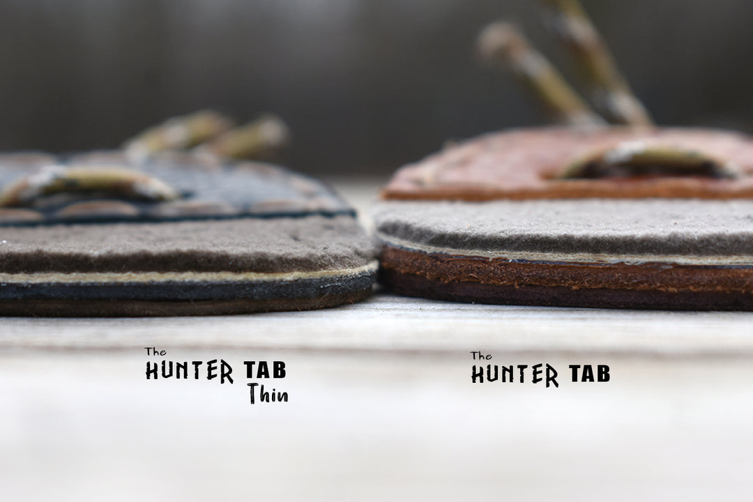 "The Hunter" Beaver Fur (THIN) - Archery Finger Tab - 3 Under