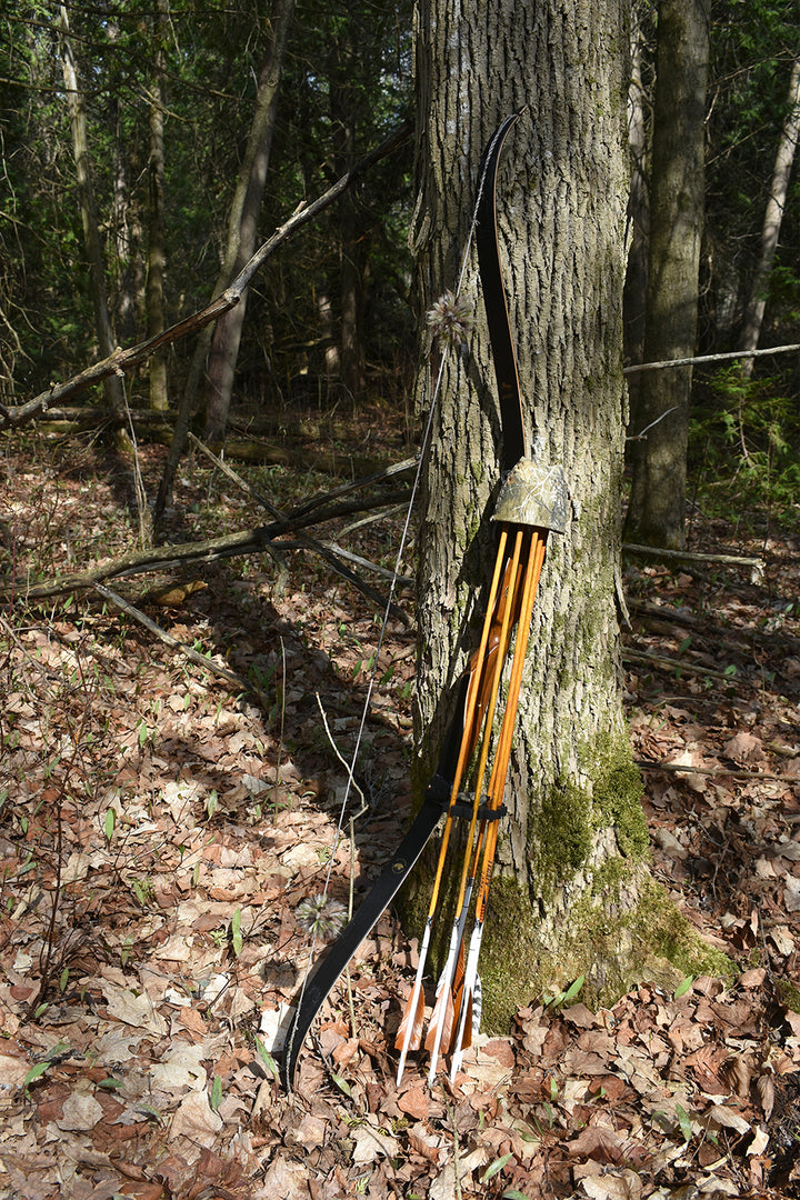 "Forest Camo" Navajo Wool Bow String Silencers