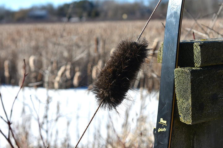 Fur Bow String Silencers by Standing Wolf Traditional Archery