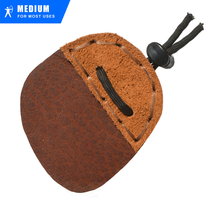 American Bison Leather Archery Finger Tab